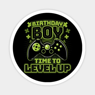 Birthday Boy Time to Level Up Magnet